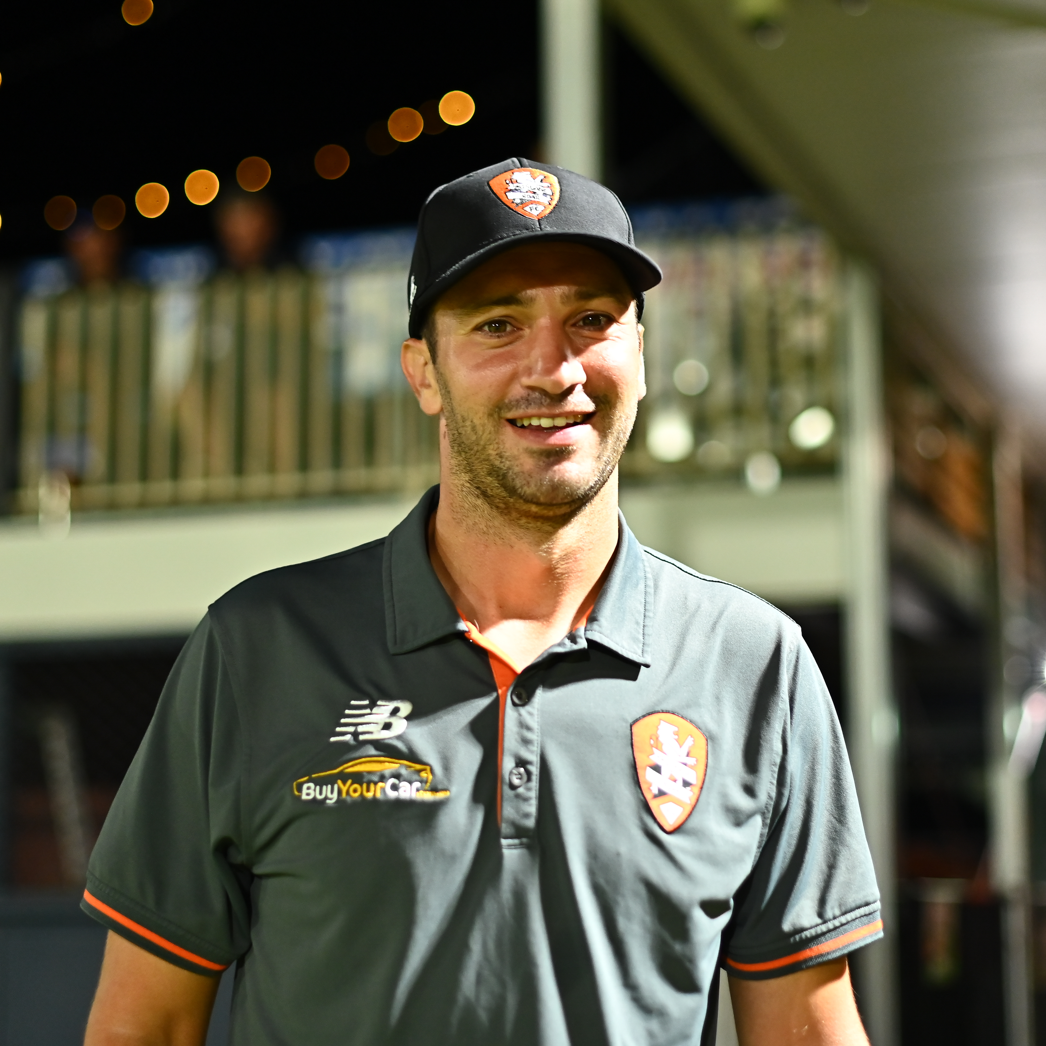 Sam Bartolo matchday coaching Brisbane Roar FC